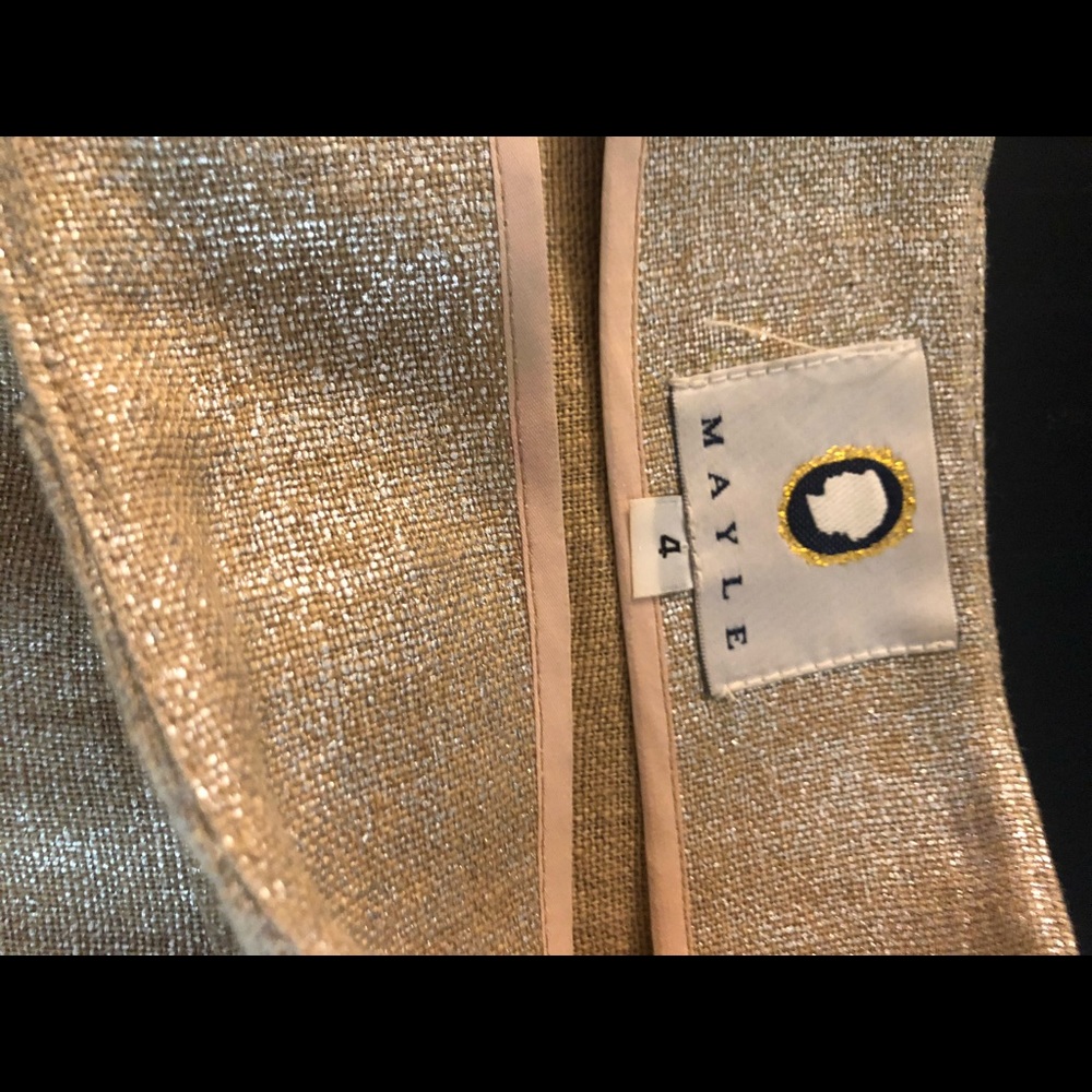 MAYLE GOLD SKIRT - Picture 4 of 5